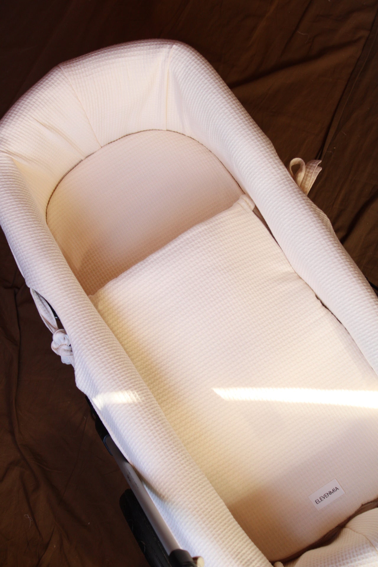 Vestidura Cochecito Arpi Crudo + Gasa Cruda reversible