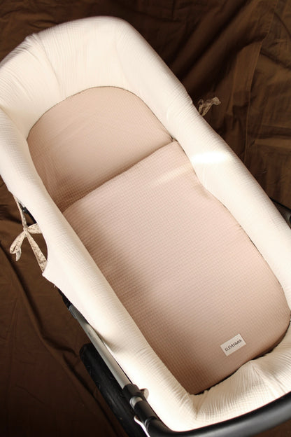 Carrycot Mattress Pad Sack Stone Brown Arpi