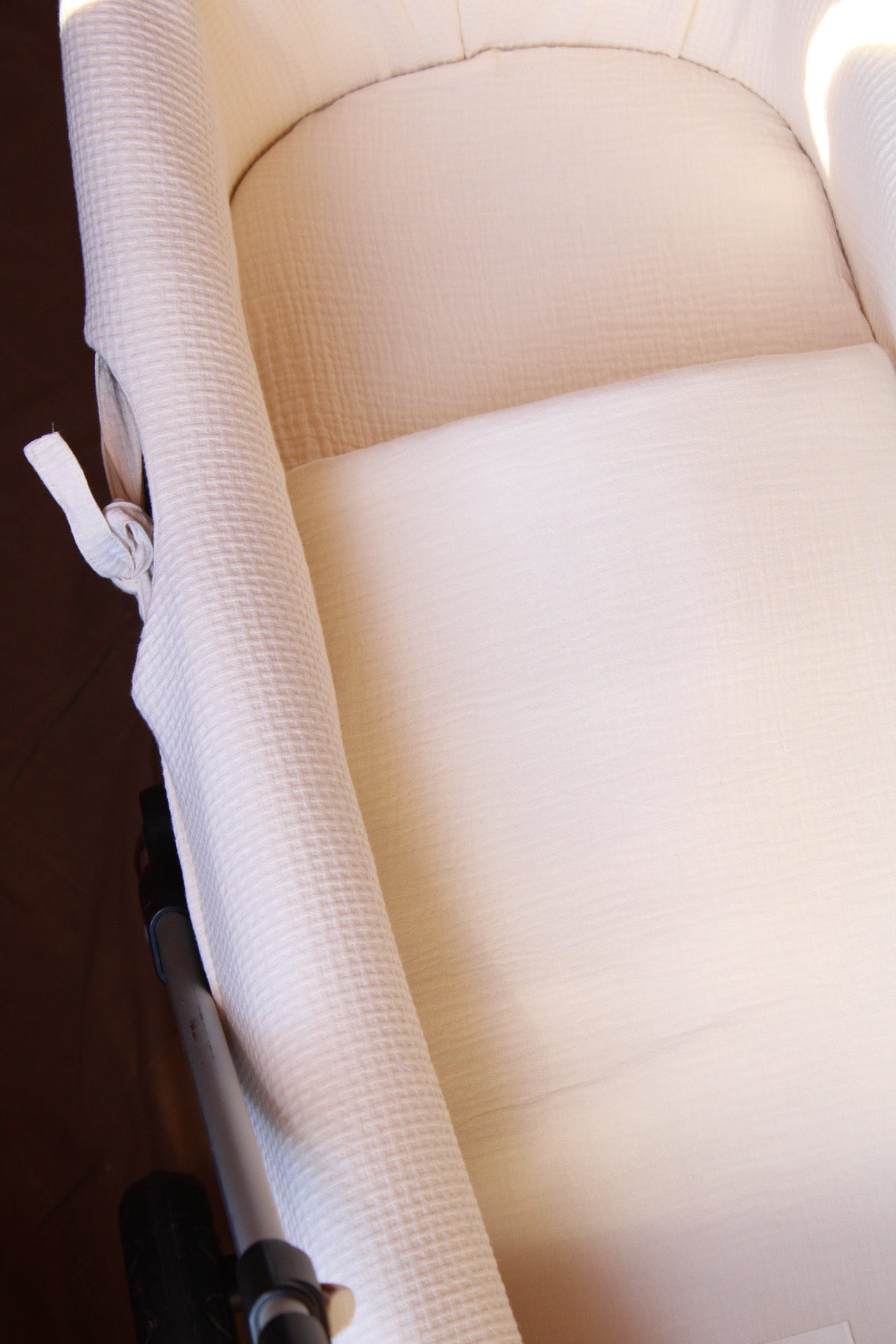 Vestidura Cochecito Arpi Crudo + Gasa Cruda reversible