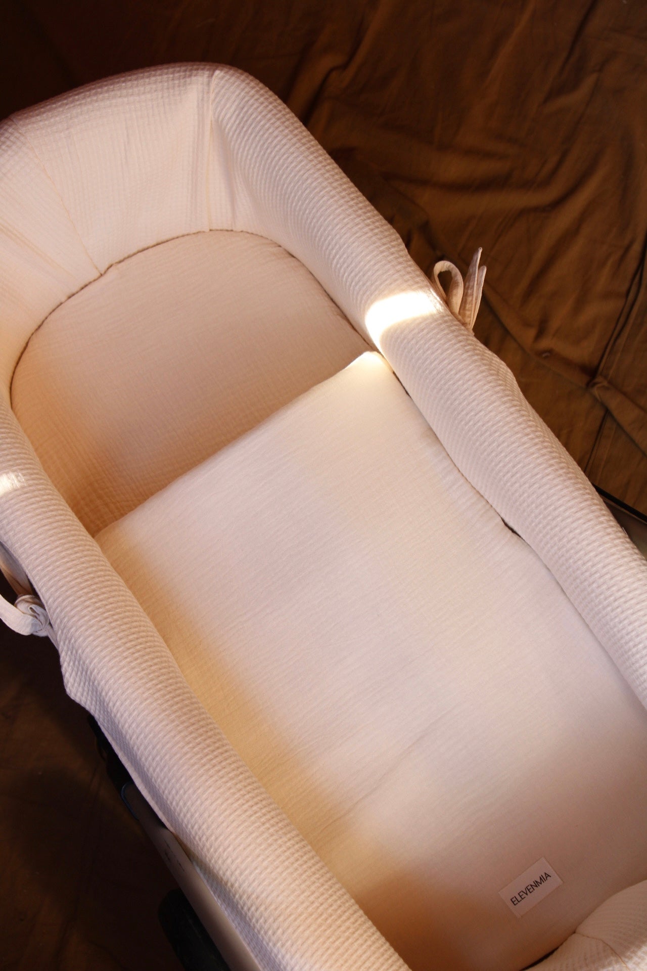 Vestidura Cochecito Arpi Crudo + Gasa Cruda reversible