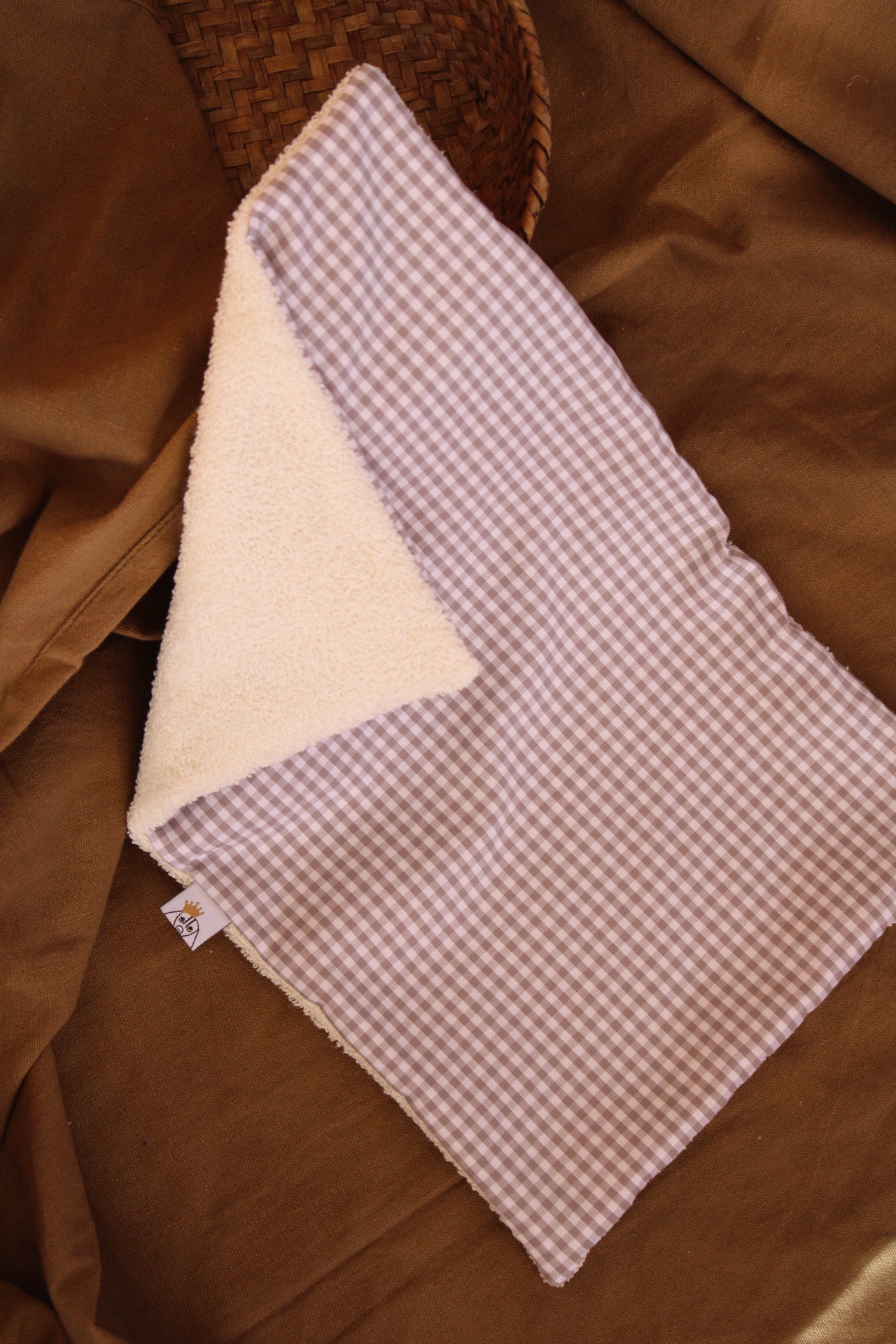 Protector de Toalla Vichy Gris