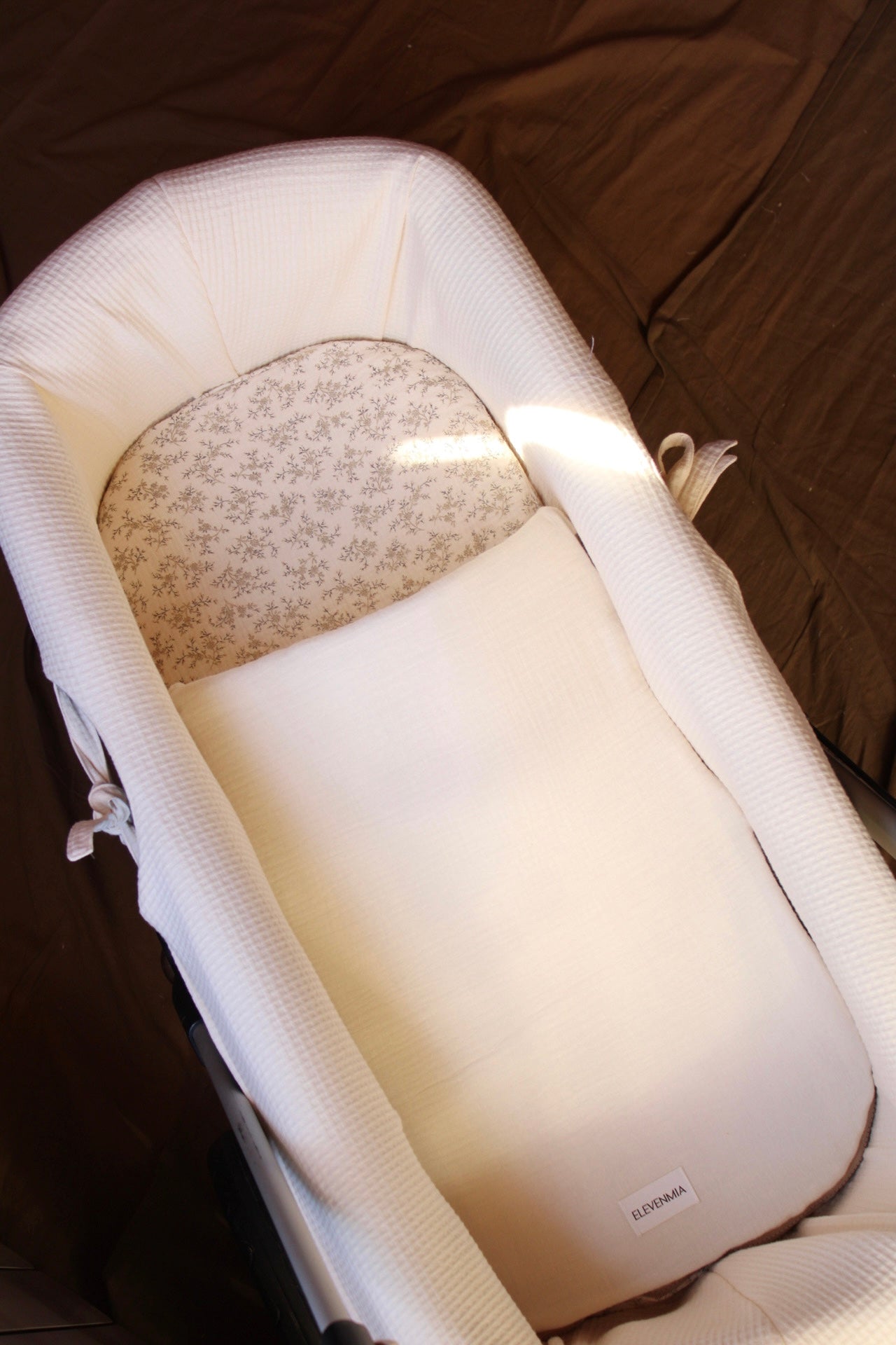 Vestidura Cochecito Arpi Crudo + Gasa Cruda reversible