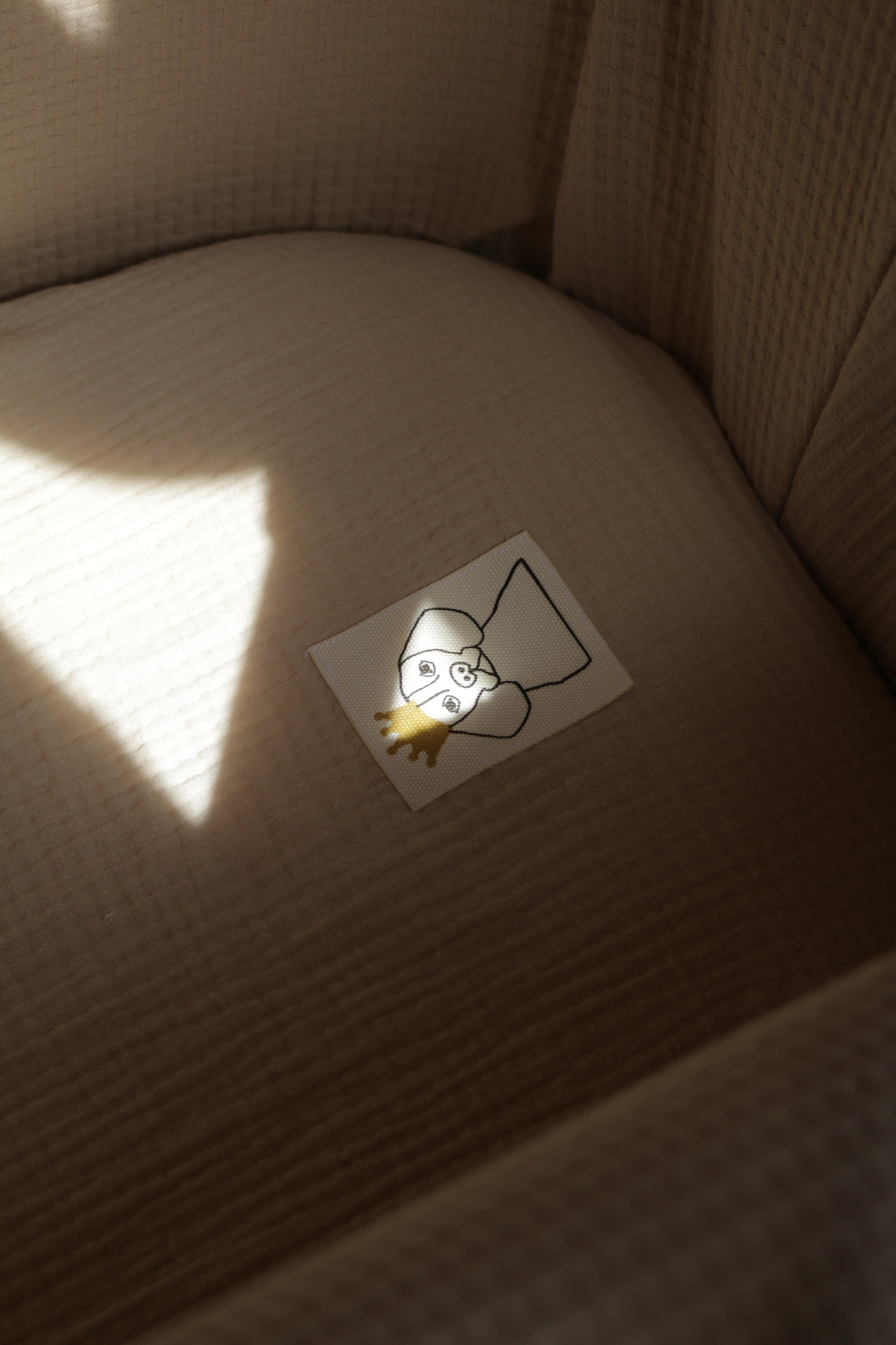 Drap-housse en gaze de sable