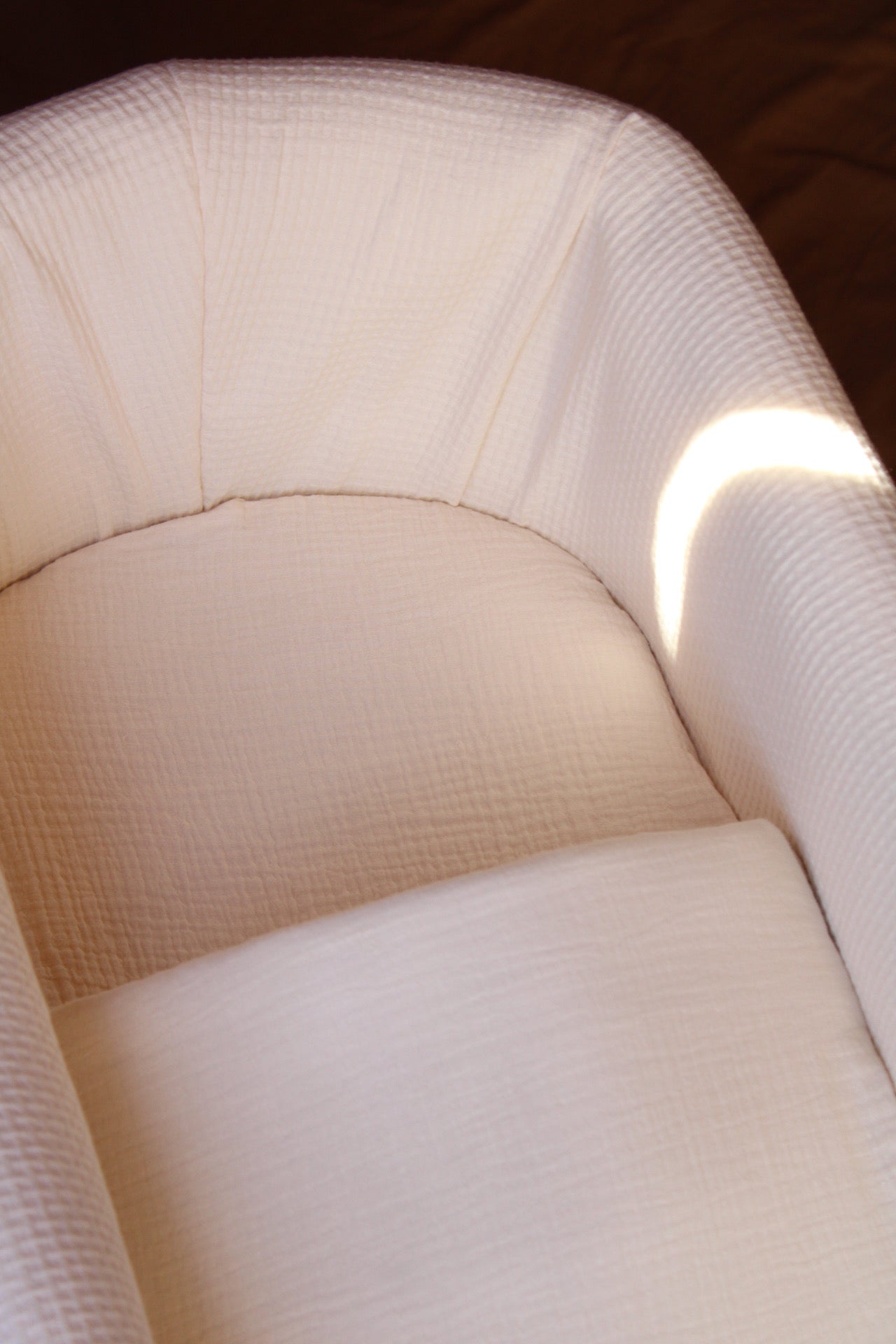 Saco Bajera Cochecito Gasa CRUDA