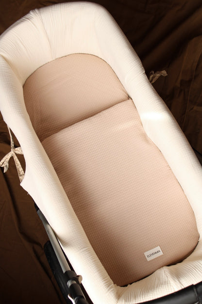 Carrycot Mattress Pad Sack Stone Brown Arpi