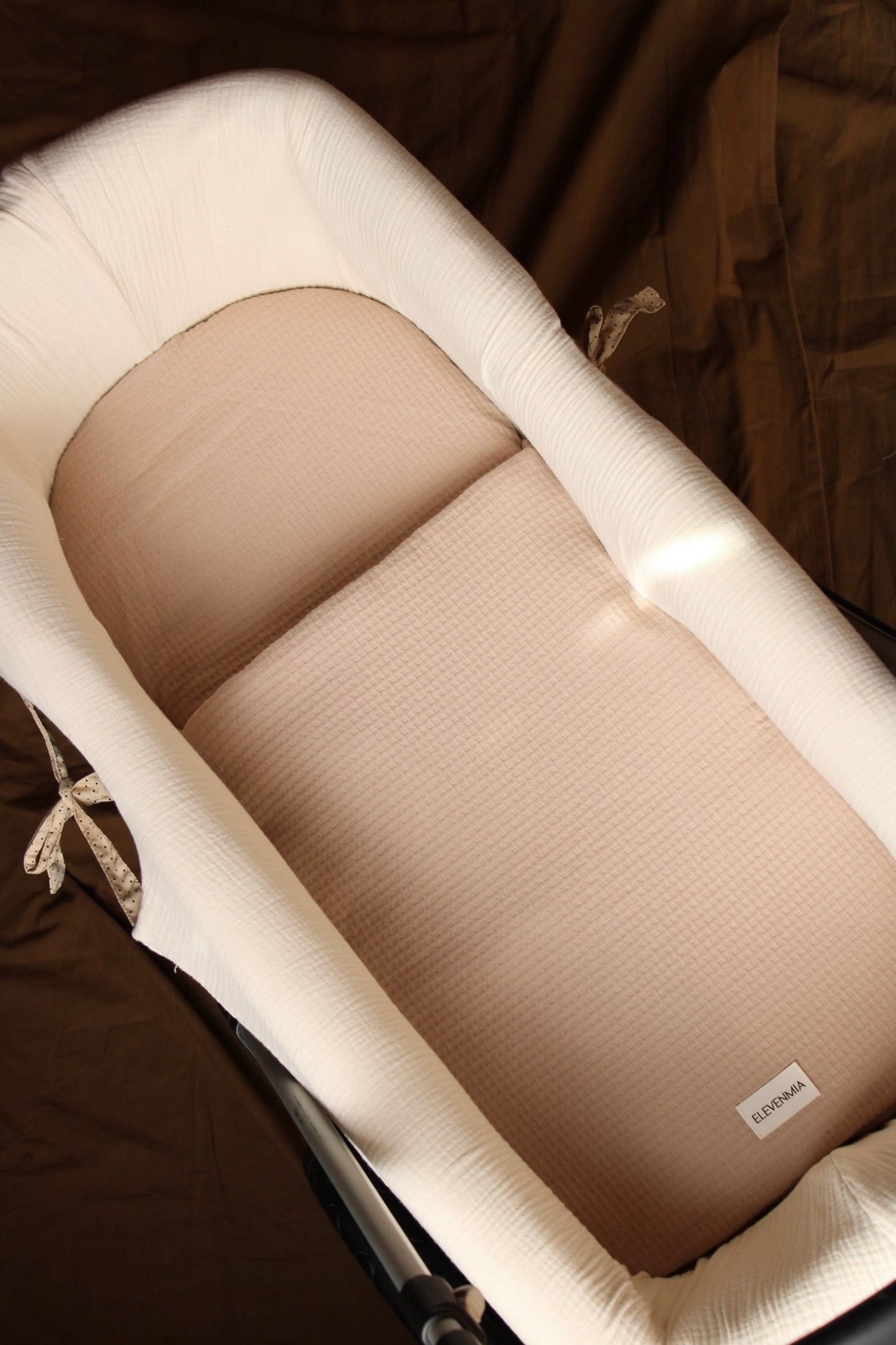 Carrycot Mattress Pad Sack Stone Brown Arpi