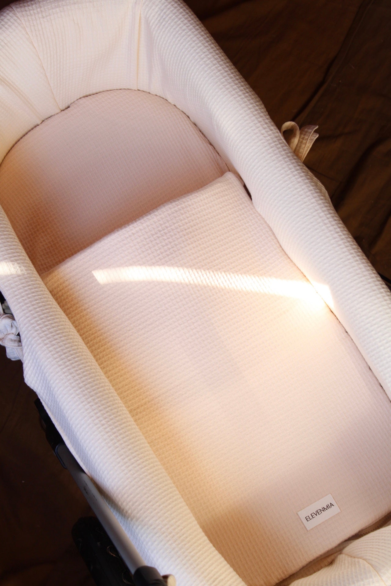 Vestidura Cochecito Arpi Crudo + Gasa Cruda reversible