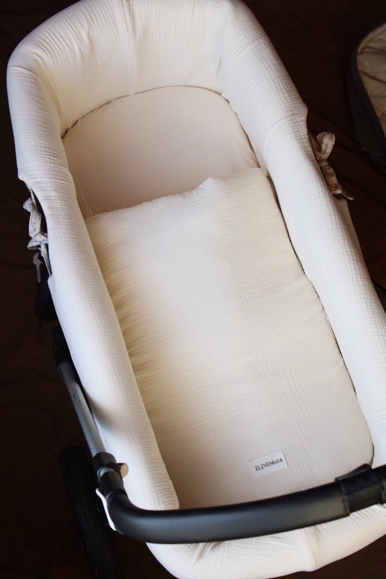 Saco Bajera Cochecito Gasa CRUDA