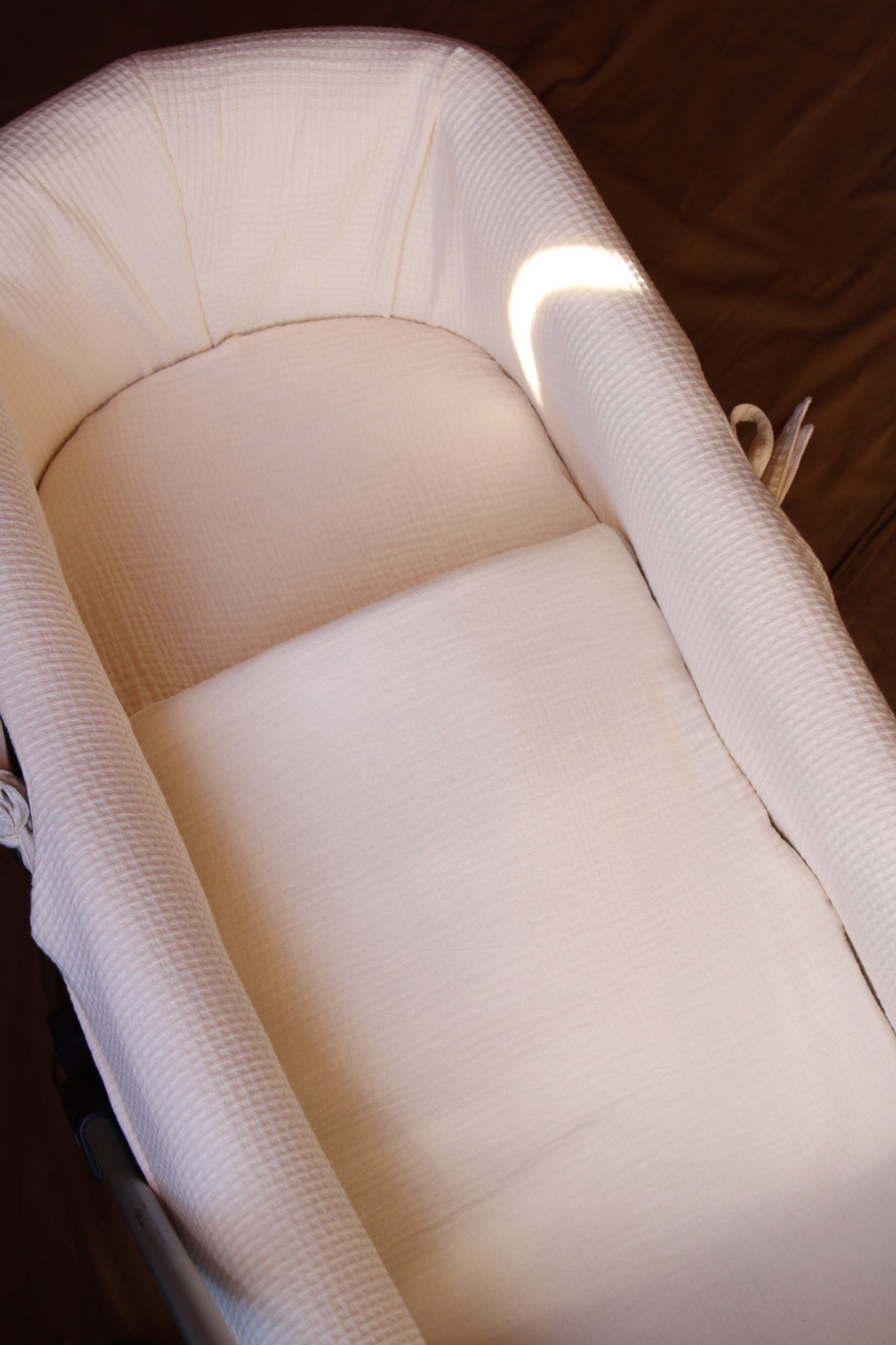 Vestidura Cochecito Arpi Crudo + Gasa Cruda reversible