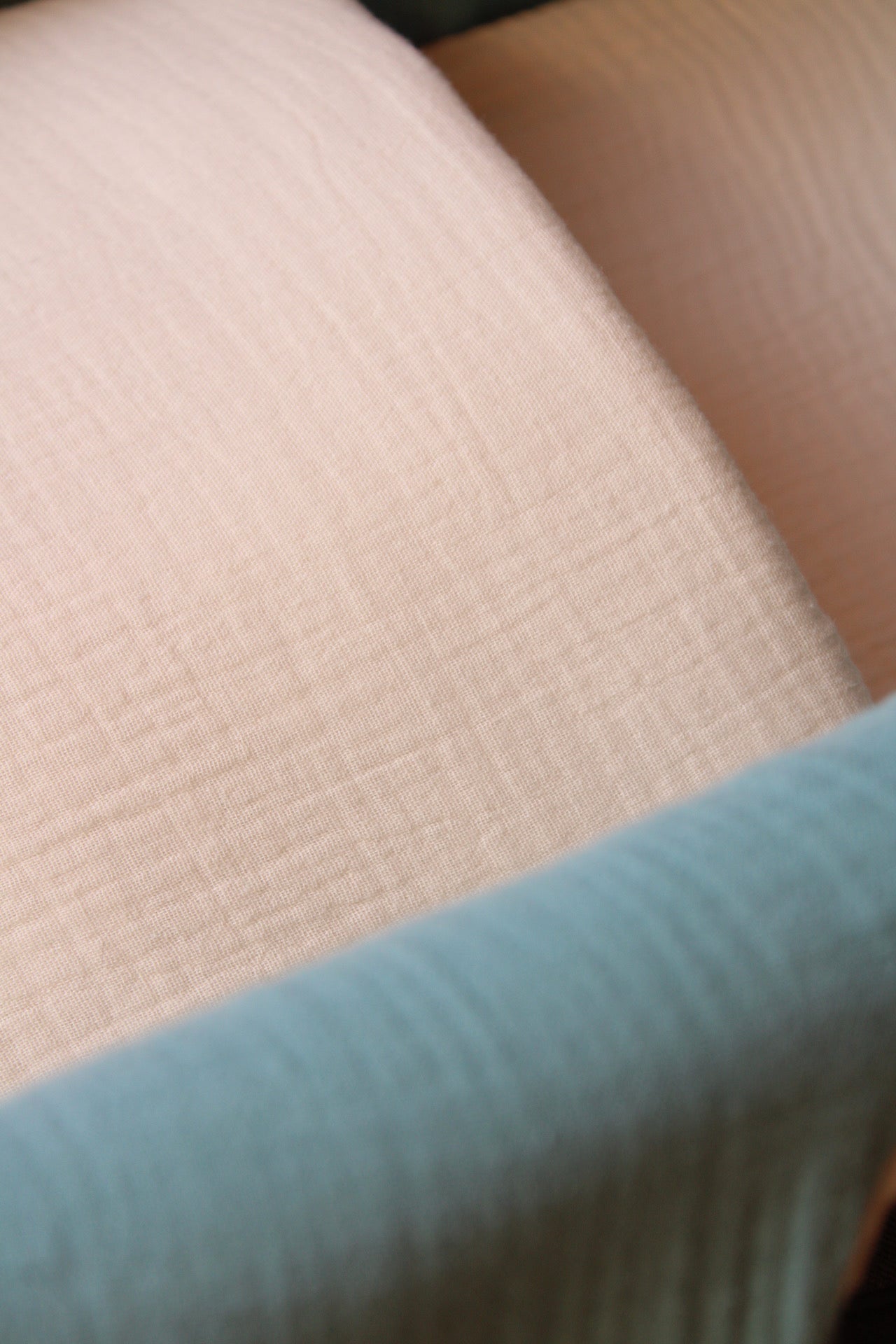 Vestidura Cochecito Gasa Dunas + Gasa Cruda