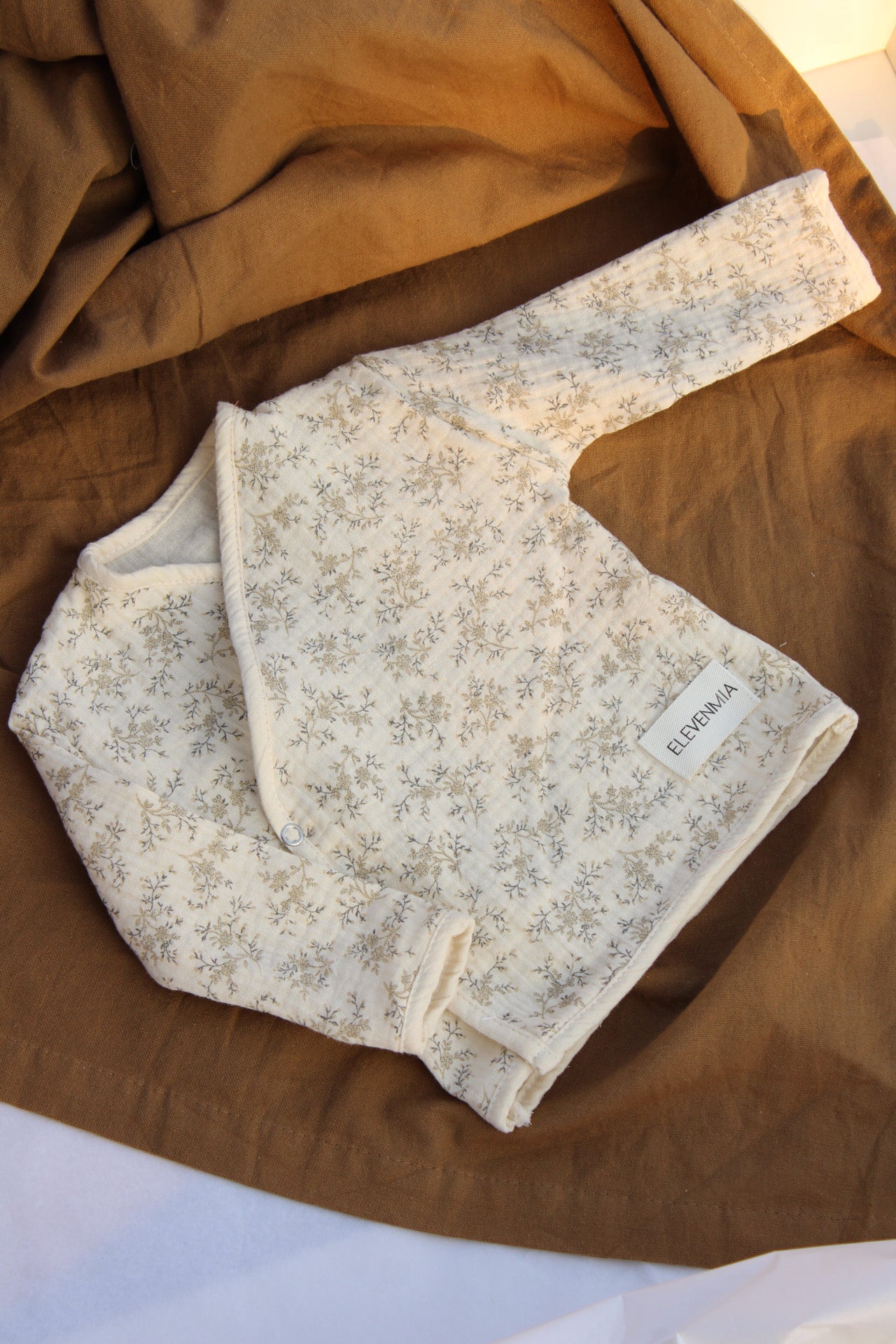 Chemisier portefeuille en mousseline Mia