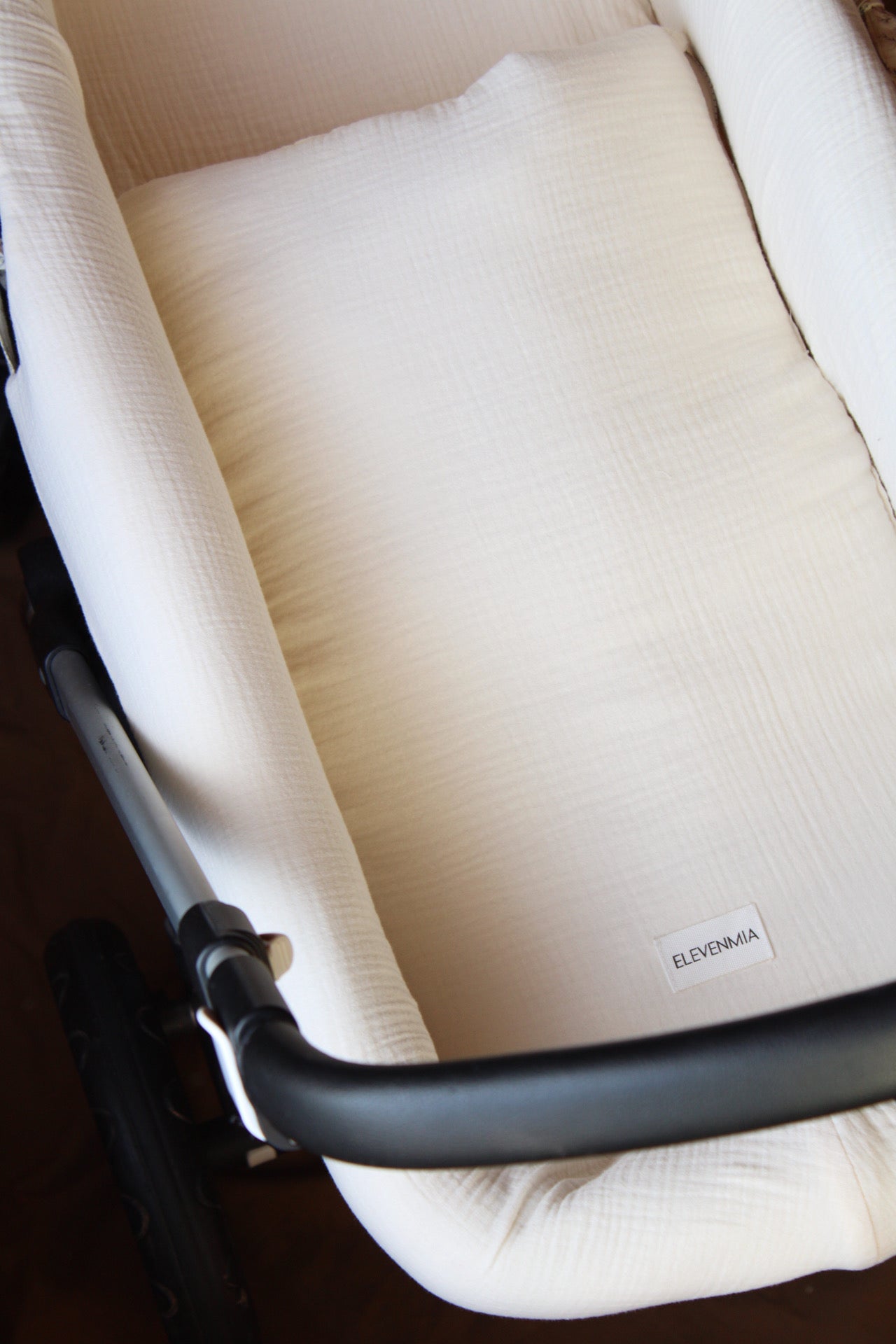 Saco Bajera Cochecito Gasa CRUDA