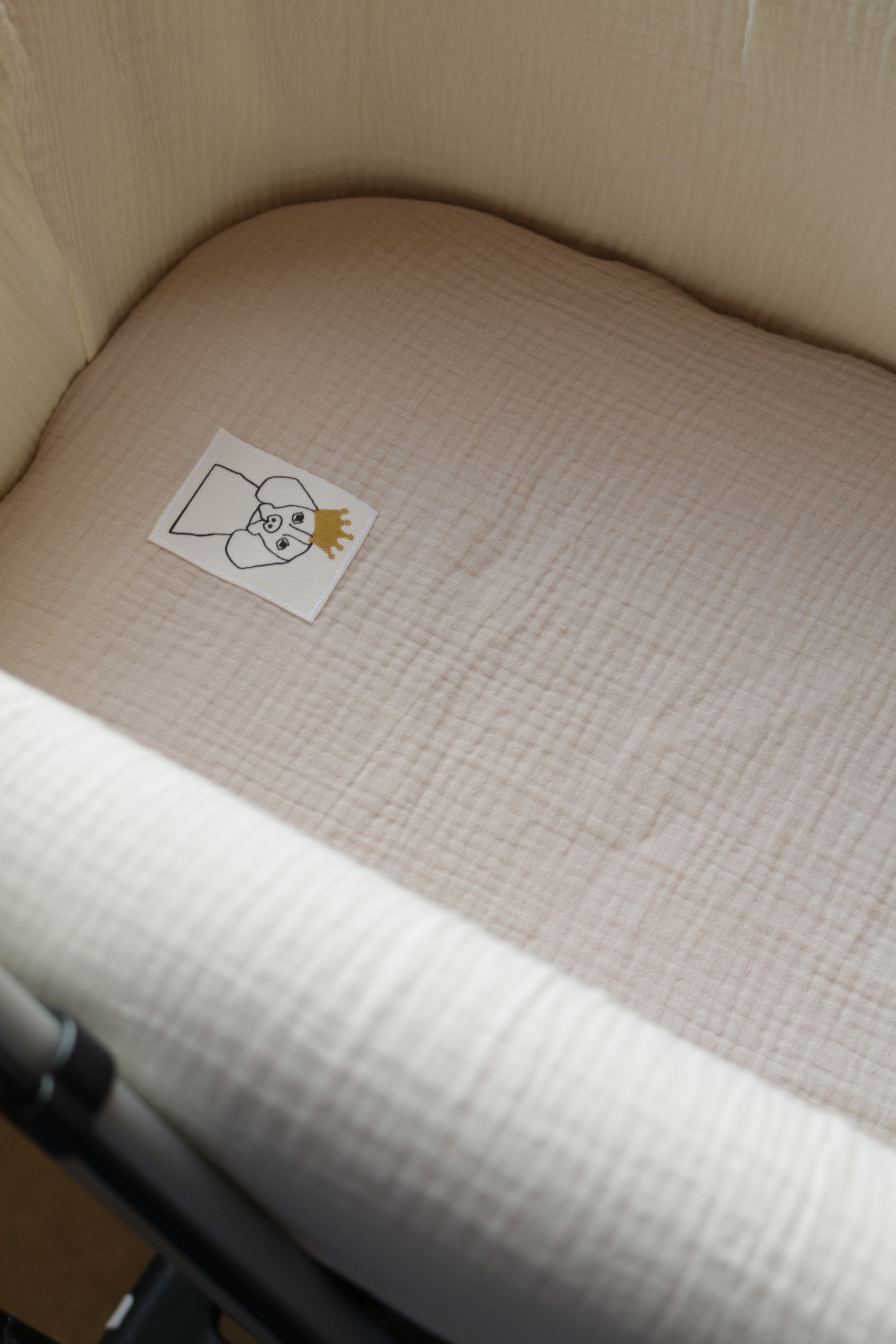 Drap-housse en gaze de sable