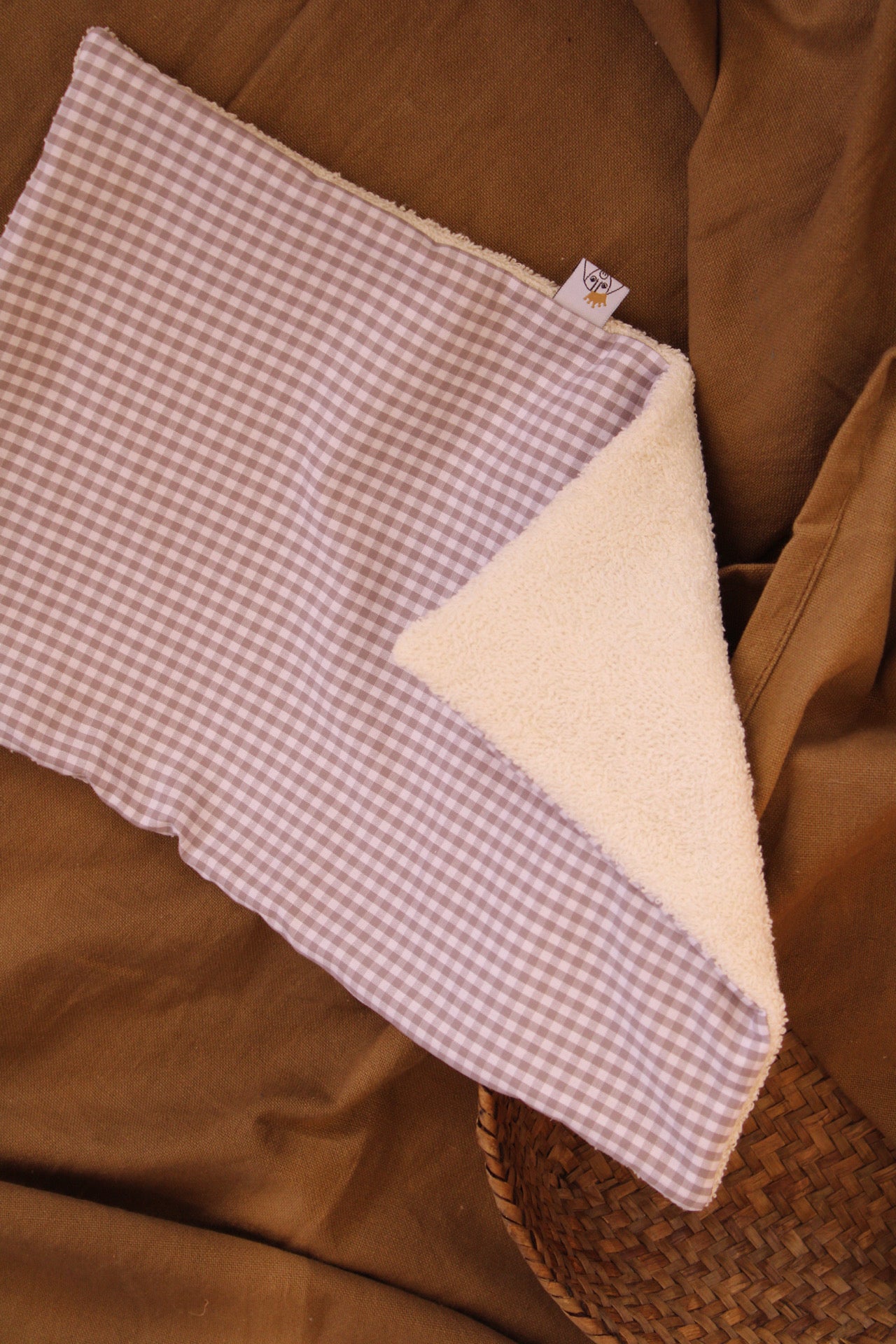 Protector de Toalla Vichy Gris