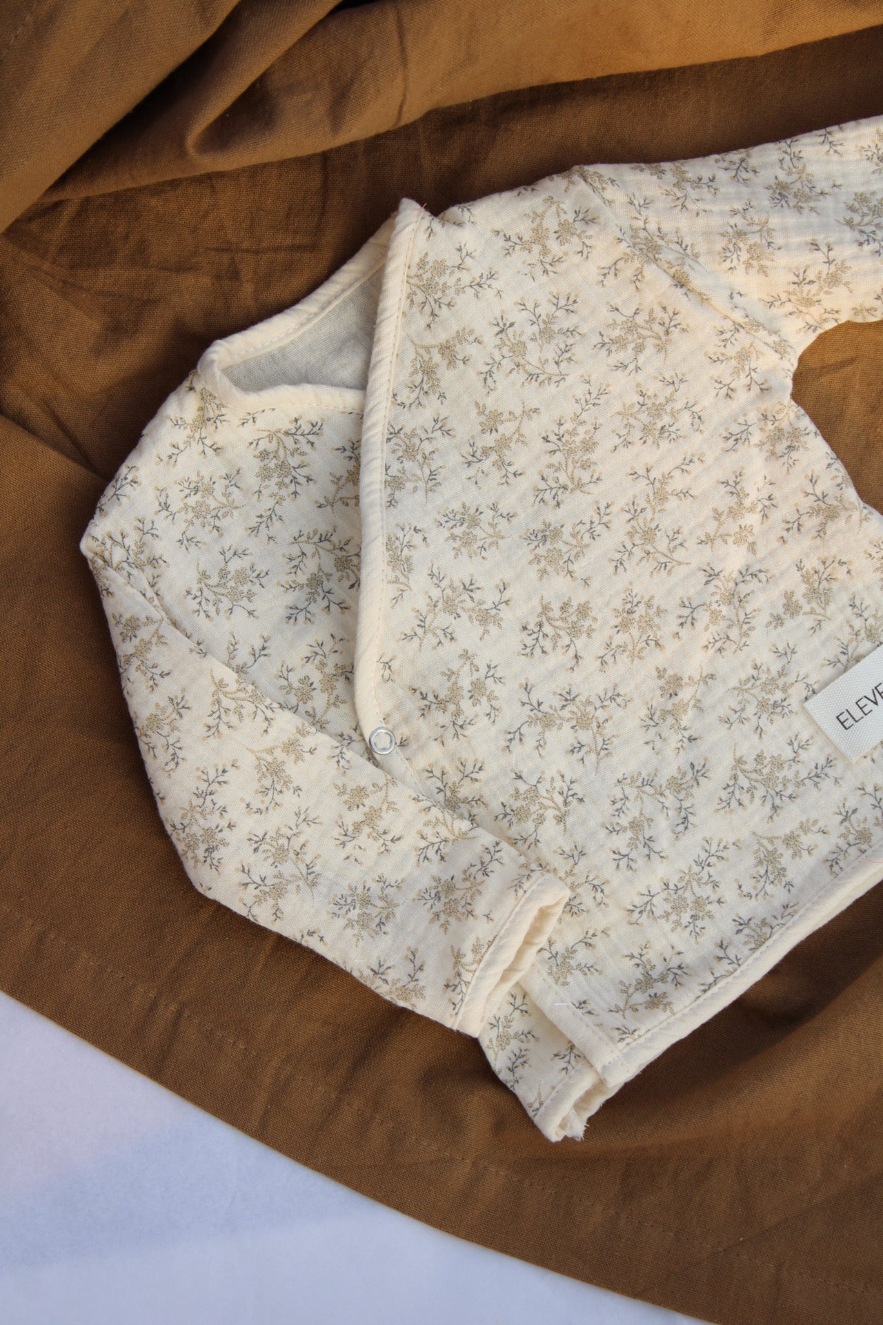 Chemisier portefeuille en mousseline Mia