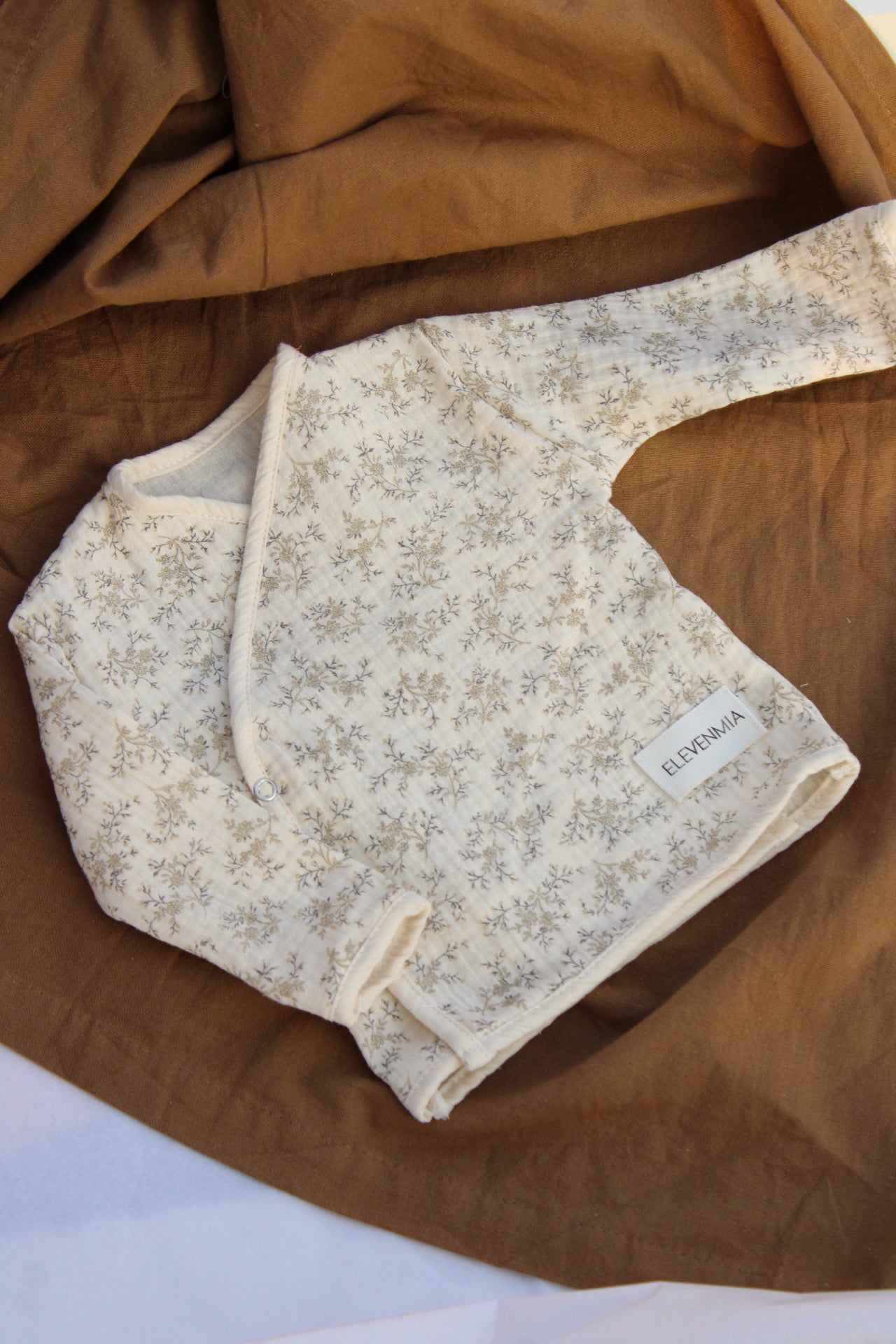 Chemisier portefeuille en mousseline Mia