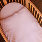 Palid Pink Muslin Matress Crib Bag Stokke
