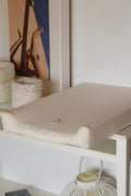 Housse de matelas à langer en gaze brute