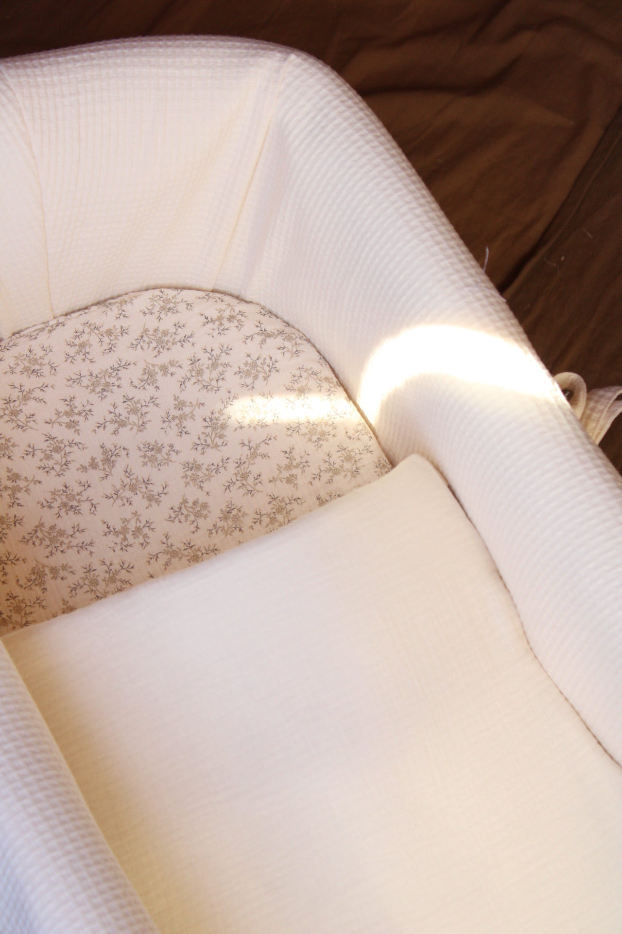 Saco Bajera Cochecito Gasa CRUDA