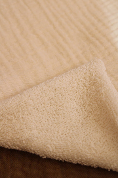 Beige Muslin Drool Pad