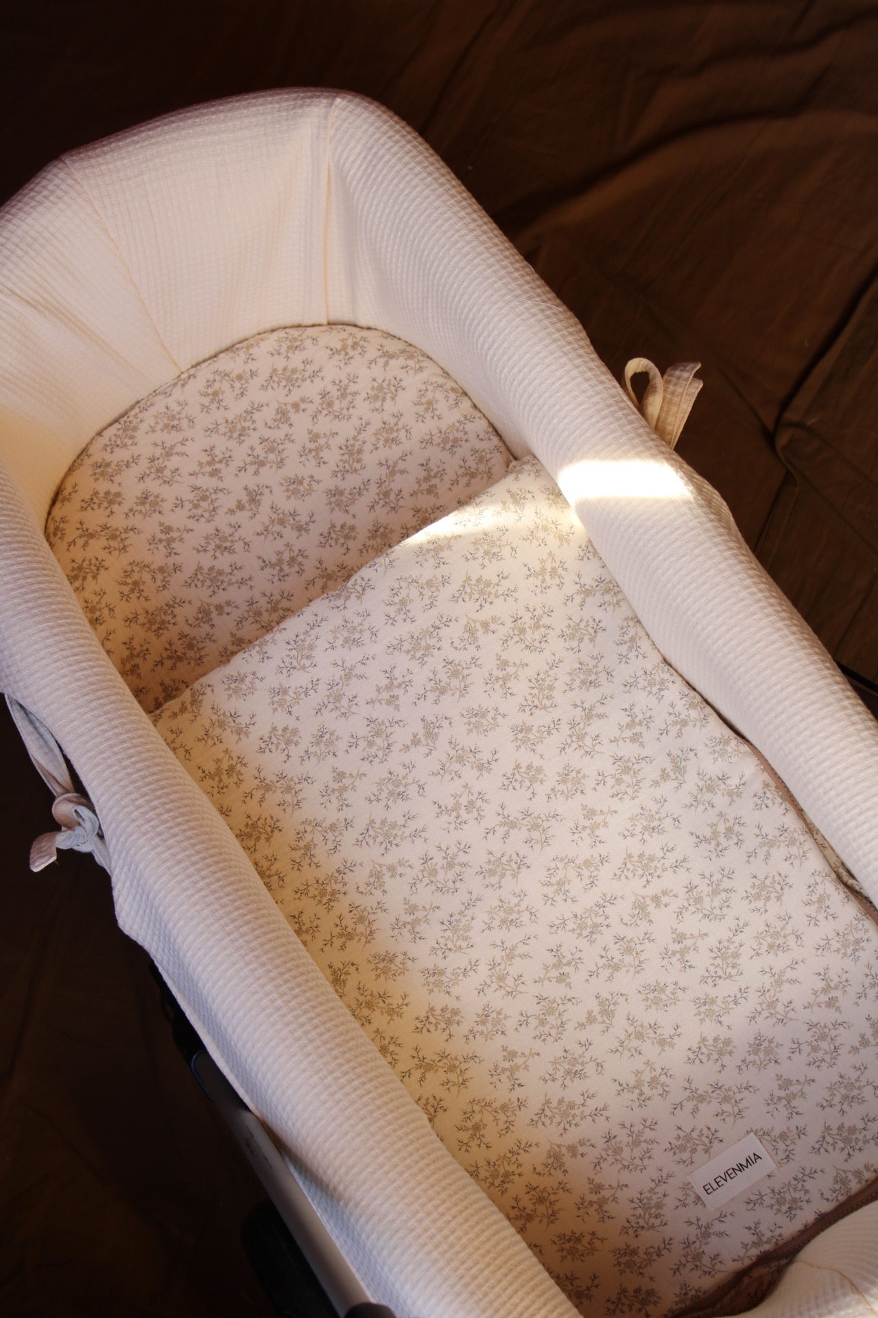 Vestidura Cochecito Arpi Crudo + Gasa Cruda reversible