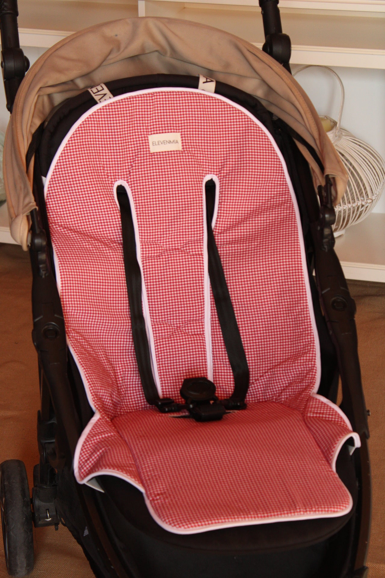 Colchoneta Vichy Rojo