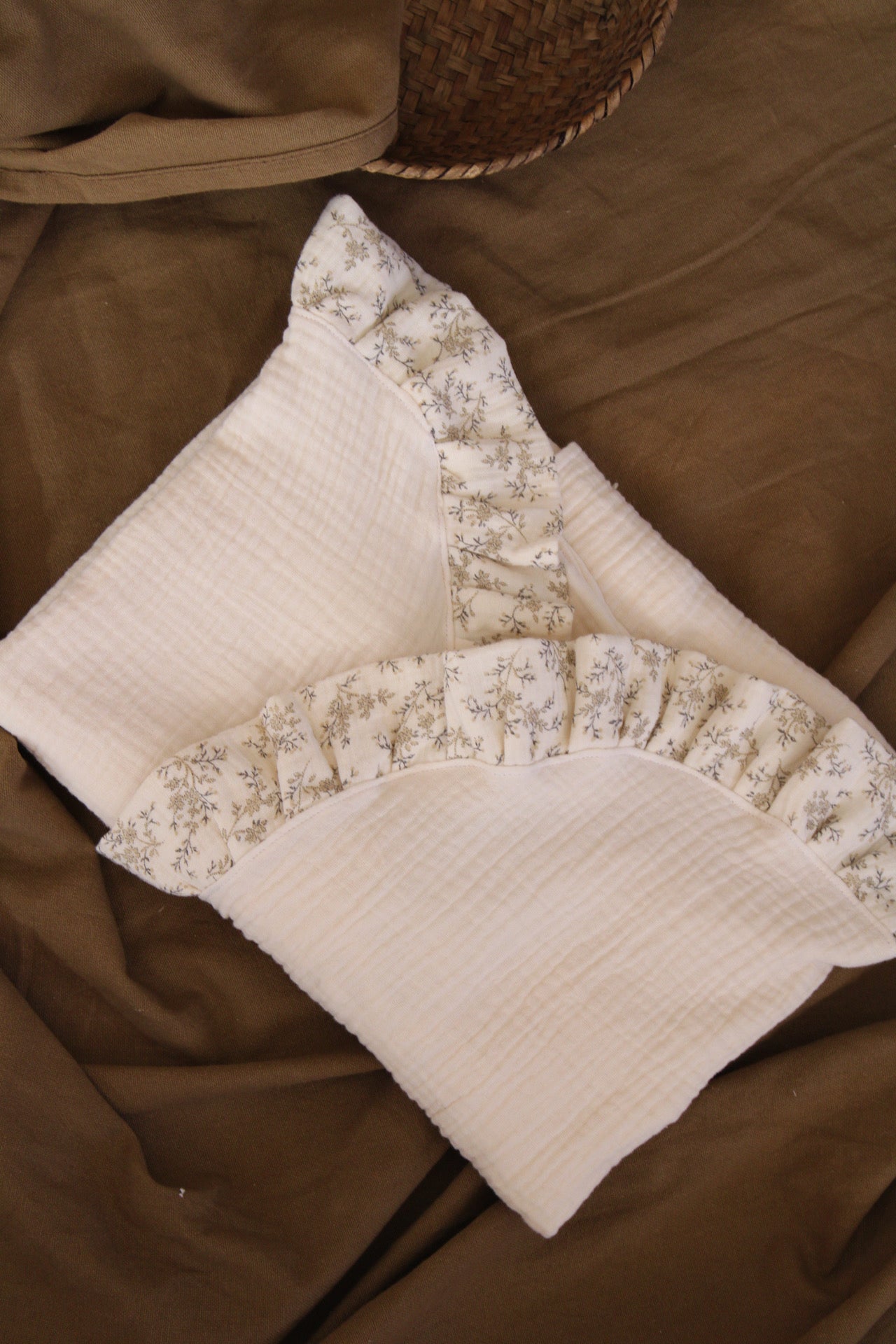 Lange en gaze brute + Mon volant en gaze