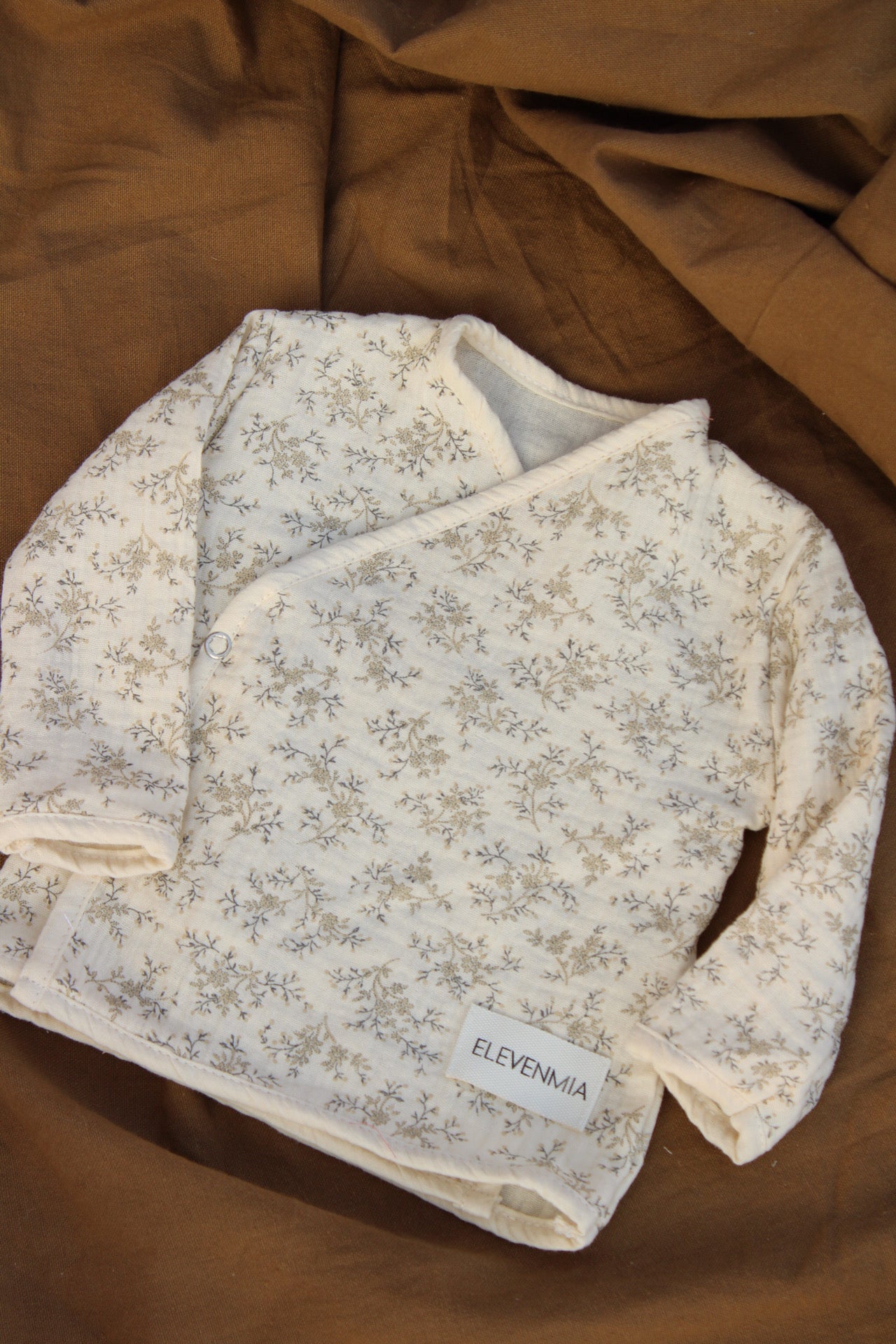 Chemisier portefeuille en mousseline Mia