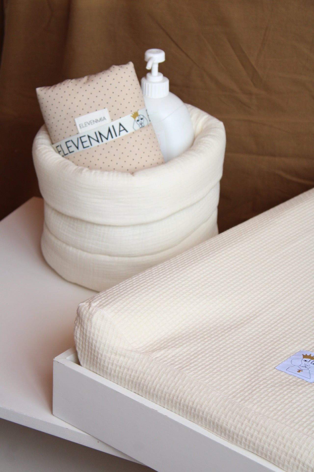 Housse de matelas à langer Arpi Crudo
