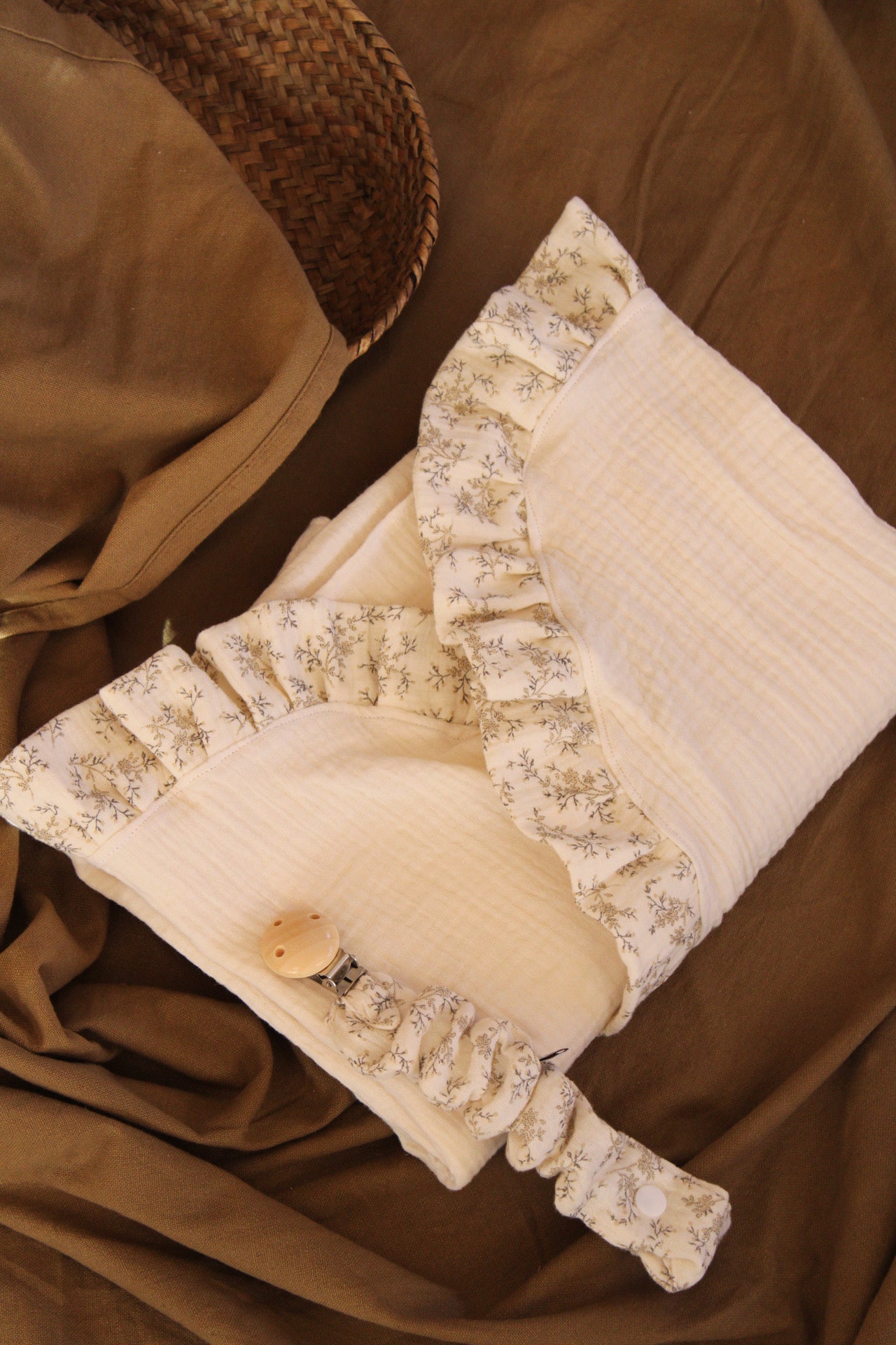 Lange en gaze brute + Mon volant en gaze