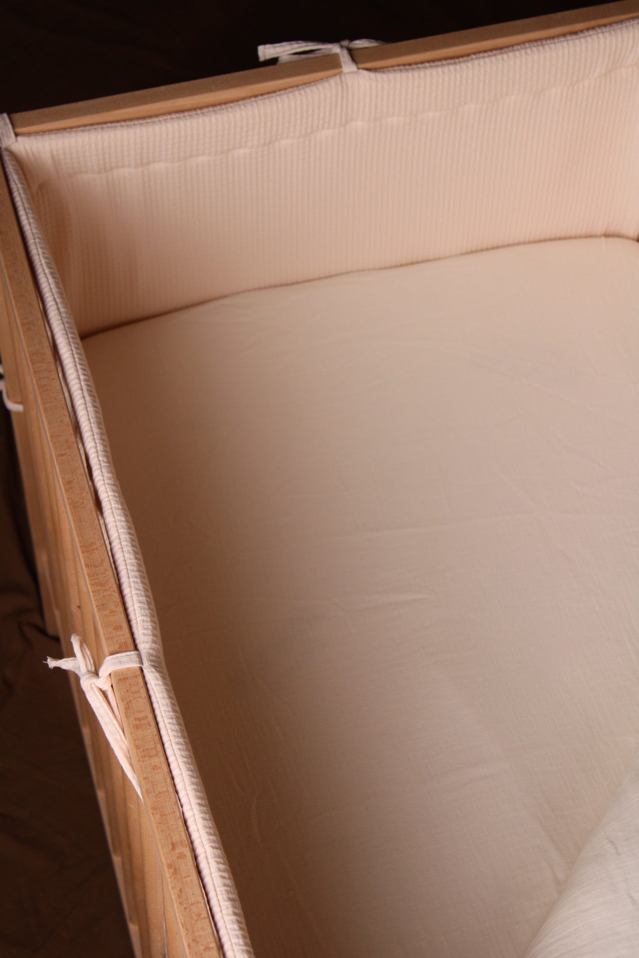 Palid Pink Arpi Crib Protector 60x120